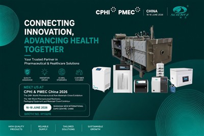 Scientz mun sýna háþróaðar lyfja- og heilbrigðislausnir á CPHI og PMEC Kína 2026