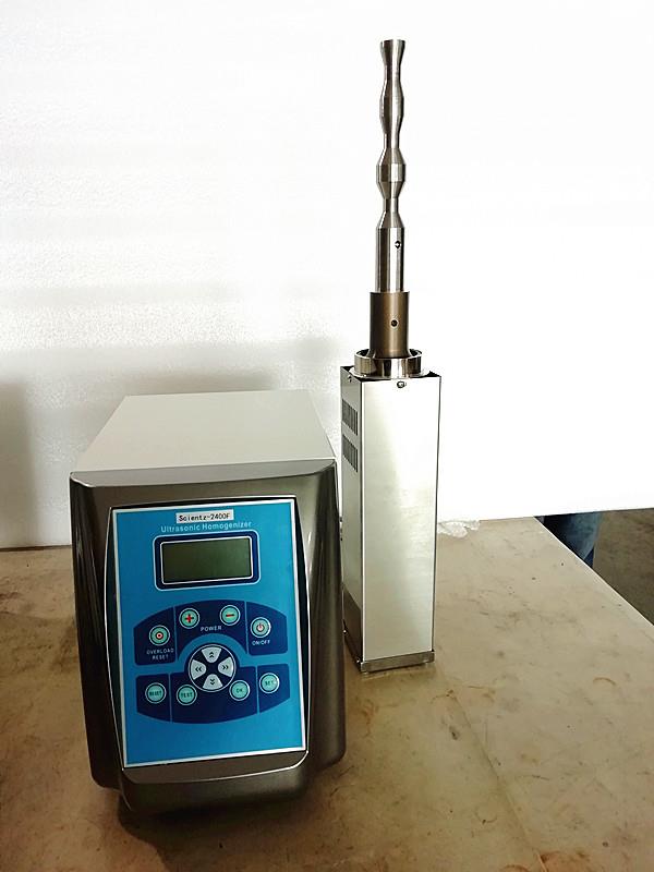 Umsókn um rannsóknarstofu ultrasonic particle homogenizer